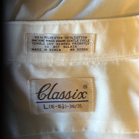 Men’s tuxedo shirt no French cuffs - Picture 4 of 4